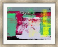 Abstract Green and Purpple Fine Art Print