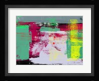Abstract Green and Purpple Fine Art Print