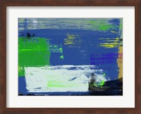 Abstract Blue and Green Fine Art Print
