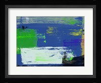 Abstract Blue and Green Fine Art Print
