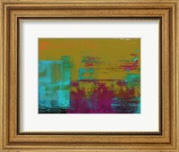 Abstract Brown and Green Fine Art Print