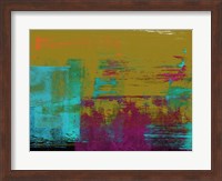 Abstract Brown and Green Fine Art Print