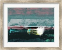 Abstract  Green and White Fine Art Print