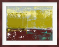 Abstract Yellow and Brown Fine Art Print