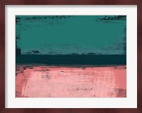 Abstract Green and Red Fine Art Print
