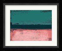 Abstract Green and Red Fine Art Print