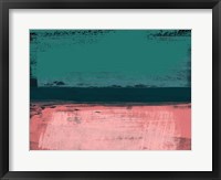 Abstract Green and Red Fine Art Print