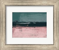 Abstract Dark Green and Light Red Fine Art Print