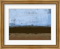 Abstract Blue and Brown Fine Art Print