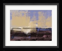 Abstract Ochre and Violet Fine Art Print