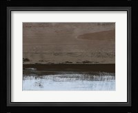 Abstract Brown and Blue Fine Art Print