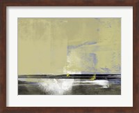 Abstract Ochre and White Fine Art Print