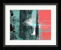 Abstract Green and Orange Fine Art Print