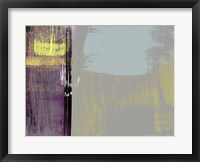 Abstract Purple and Yellow Fine Art Print
