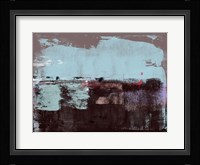 Abstract Blue and Dark Purple Fine Art Print