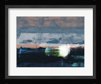 Abstract Navy Blue and White Fine Art Print