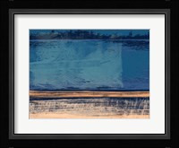 Abstract Blue and Orange Fine Art Print