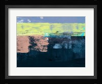 Abstract Blue and Yellow I Fine Art Print