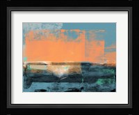 Abstract Blue and Orange I Fine Art Print