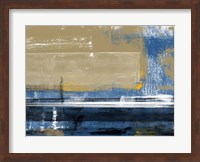 Abstract Biege and Blue Fine Art Print