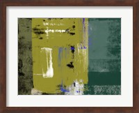 Olive Green Abstract Fine Art Print