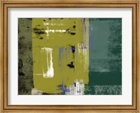Olive Green Abstract Fine Art Print