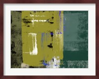 Olive Green Abstract Fine Art Print