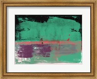 Green Abstract Composition I Fine Art Print