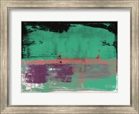 Green Abstract Composition I Fine Art Print
