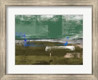 Olive and Green Abstract Composition I Fine Art Print