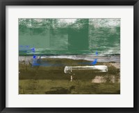 Olive and Green Abstract Composition I Fine Art Print