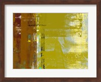 Yellow Mustard Abstract Composition I Fine Art Print