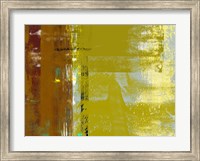 Yellow Mustard Abstract Composition I Fine Art Print