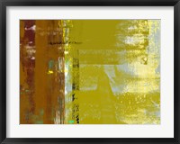 Yellow Mustard Abstract Composition I Fine Art Print