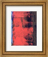Red and Blue Abstract Composition I Fine Art Print