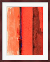 Red and Orange Abstract Composition I Fine Art Print