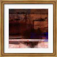 Brown and White Abstract Composition I Fine Art Print