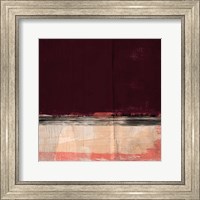 Brown and Orange Abstract Composition I Fine Art Print