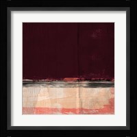 Brown and Orange Abstract Composition I Fine Art Print