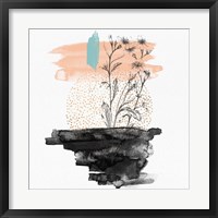 Abstract Flower Art Composition I Fine Art Print