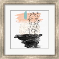 Abstract Flower Art Composition I Fine Art Print