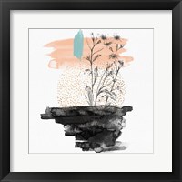 Abstract Flower Art Composition I Fine Art Print