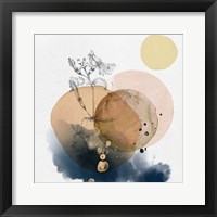 Flower and Watercolor Circles IV Fine Art Print