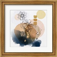 Abstract  Flower Watercolor Composition Fine Art Print