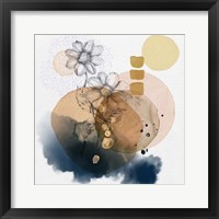 Abstract  Flower Watercolor Composition Fine Art Print