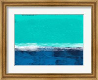 Abstract Blue and Turquoise Fine Art Print