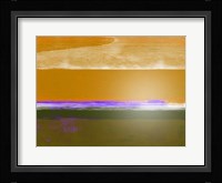 Abstract Ochre and Orange I Fine Art Print