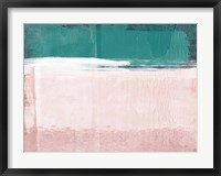 Abstract Green and Pink Fine Art Print