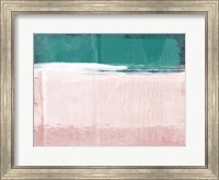 Abstract Green and Pink Fine Art Print