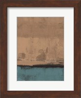 Abstract Brown and Blue Fine Art Print